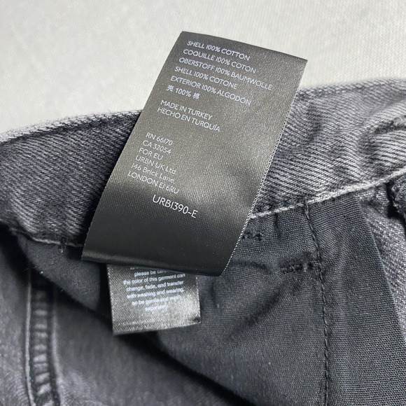 Urban Outfitters BDG High-Rise Carpenter Women's Shorts Black Button Fly Sz 26 - Picture 13 of 14